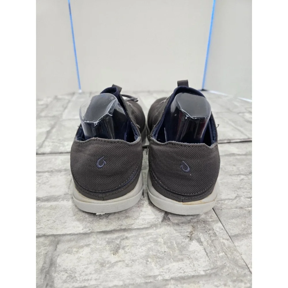 OluKai Moku Pae Shoes Mens Size 13 Blue Gray Mesh Lace Up Casual Comfort Sneaker